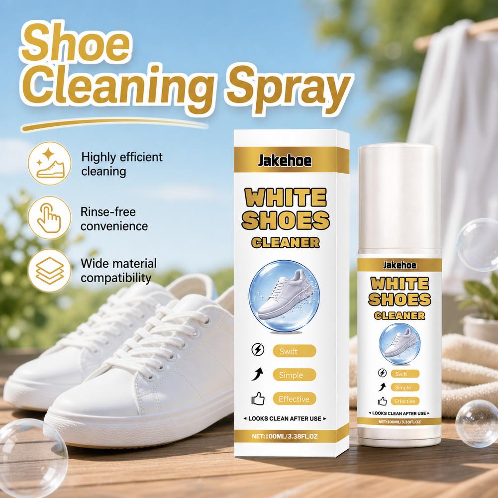 Sneaker Care Whitener - ホワイトシューズクリーナースプレー スニーカーの黄ばみ・汚れを白くする無水洗浄液 靴ケア