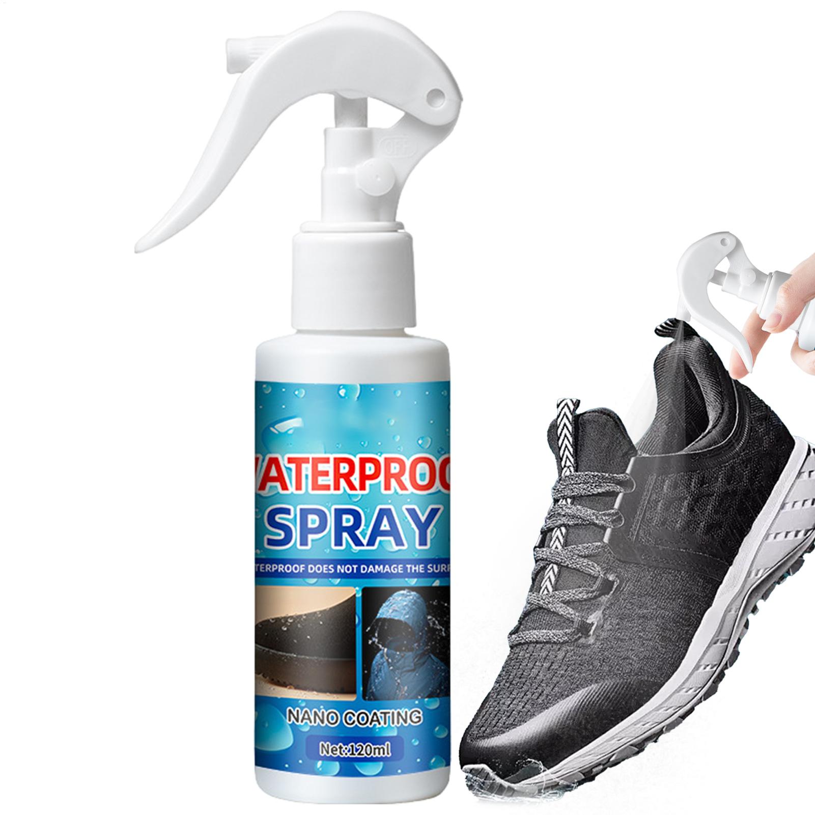 Sneaker Protector Spray - 120 ミリリットル防水スプレー靴テニスシュープロテクタースプレー靴汚れプロテクタースプレー靴保護ツールスニーカー用