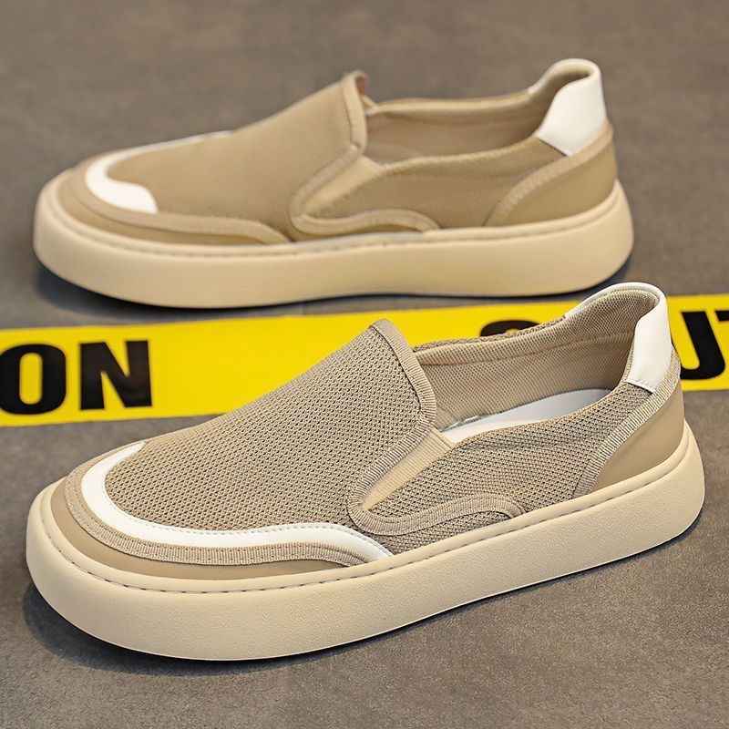 新しいメンズサマーキャンバススニーカー軽量通気性ロートップカ - Sneaker Career のレビューと価格