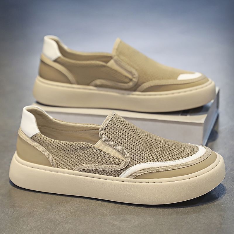 新しいメンズサマーキャンバススニーカー軽量通気性ロートップカ - Sneaker Career のレビューと価格