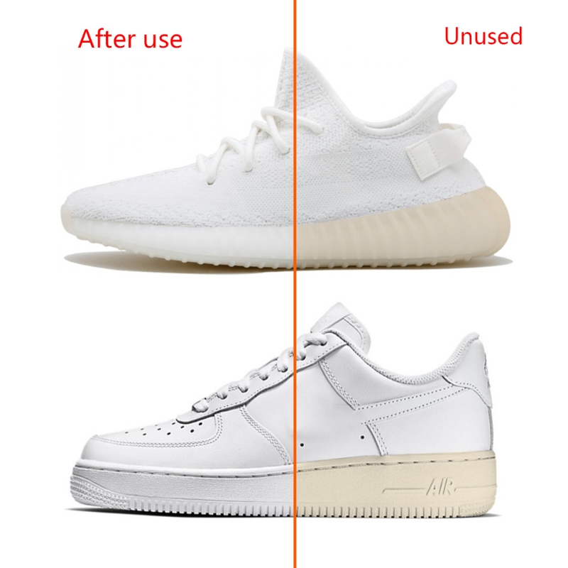 2個抗酸化、美白靴ペンスニーカーに革スエード生地ソフト泡の靴 - Sneaker Care Whitener のレビューと価格